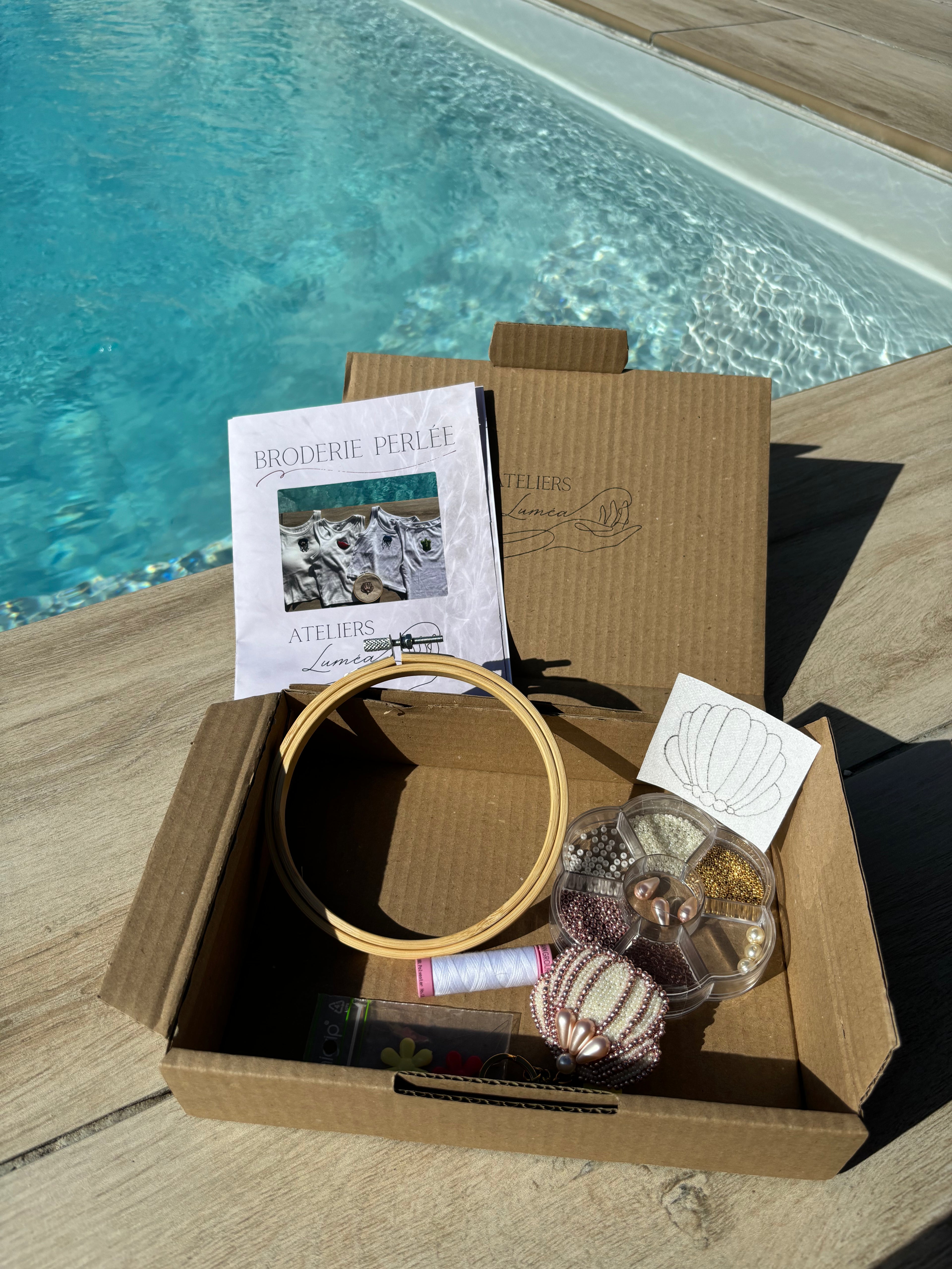 Box DIY - Broderie perlée Porte-clé