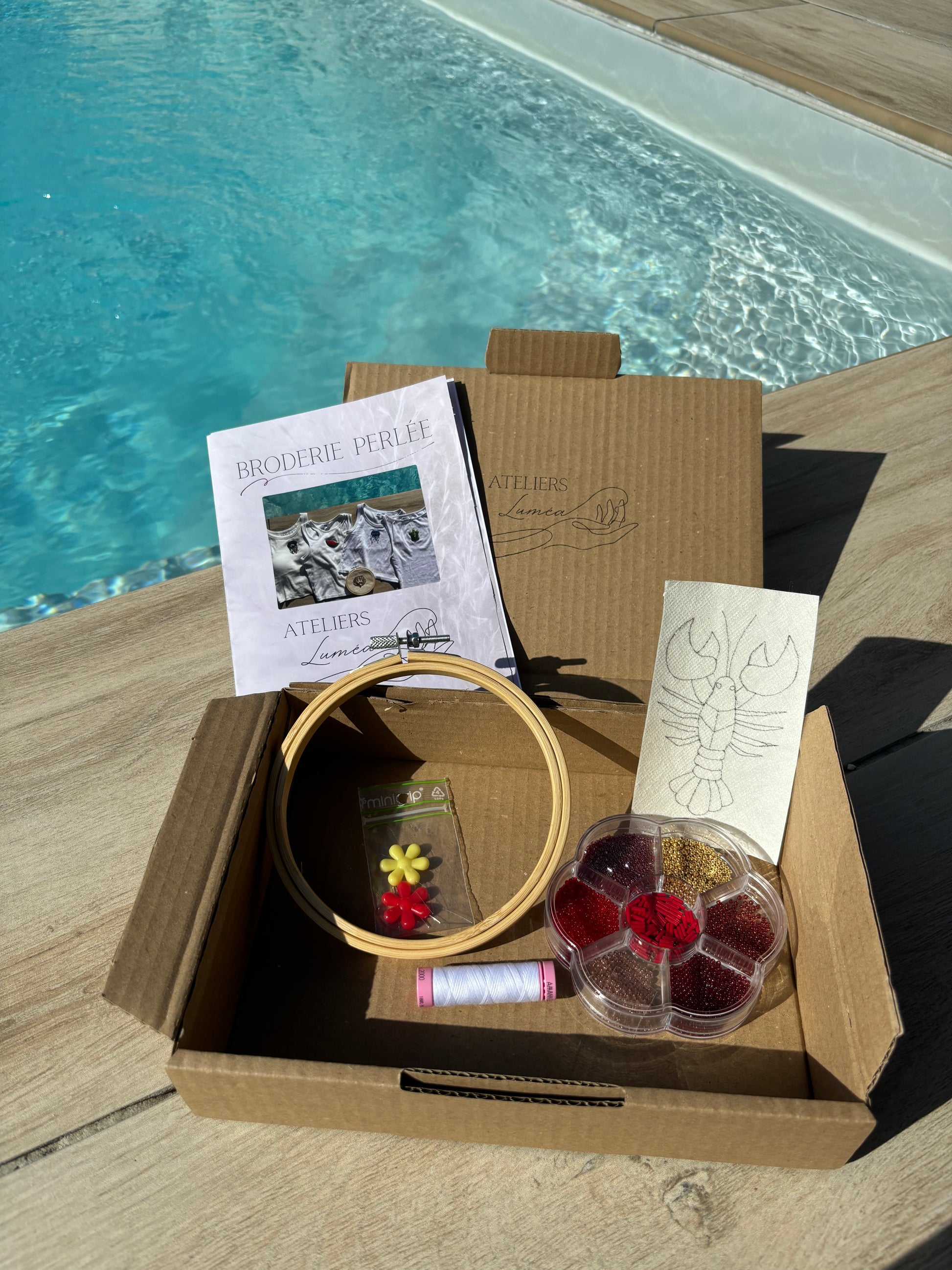 Box DIY - Broderie perlée sur textile
