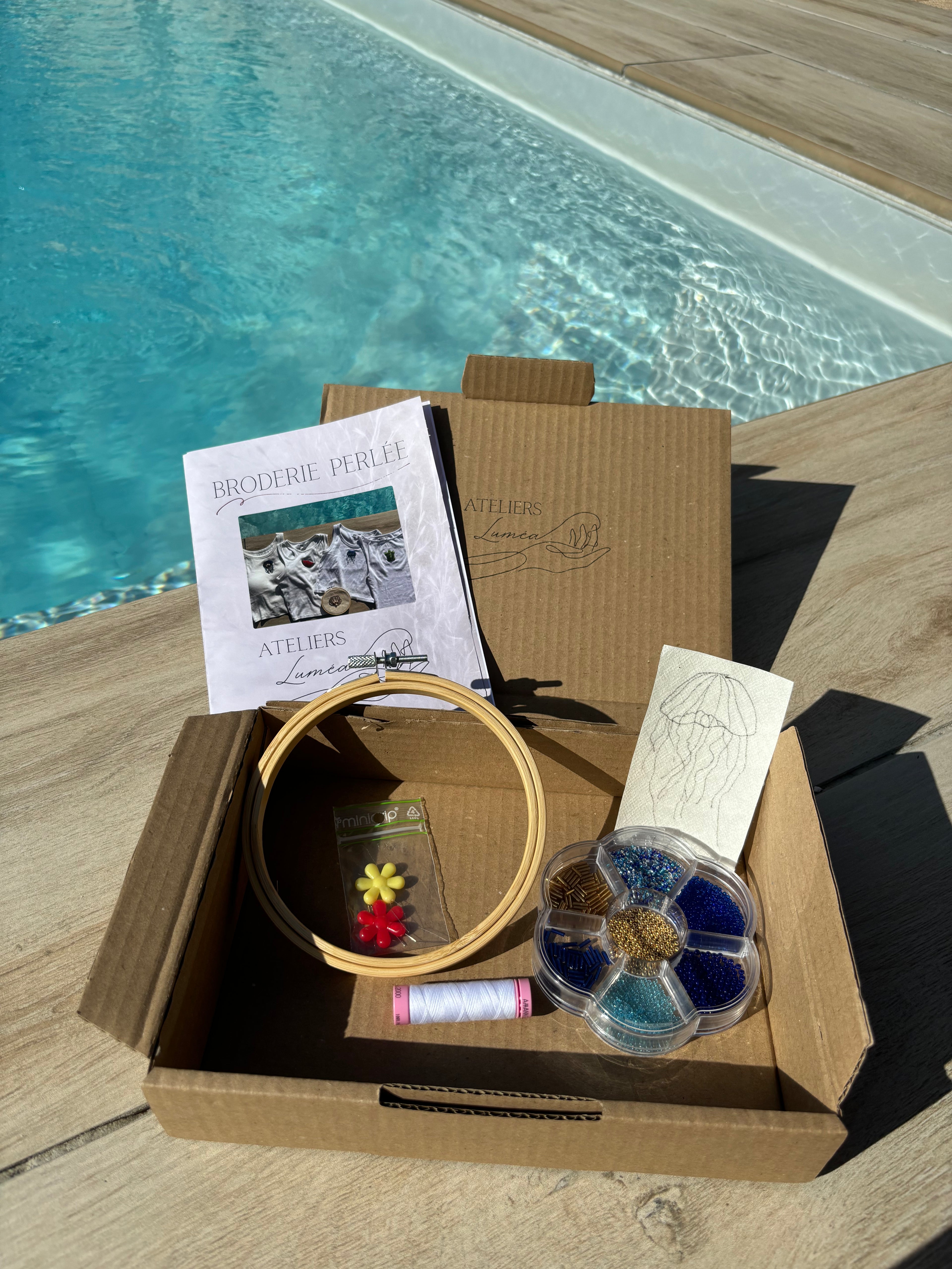 Box DIY - Broderie perlée sur textile