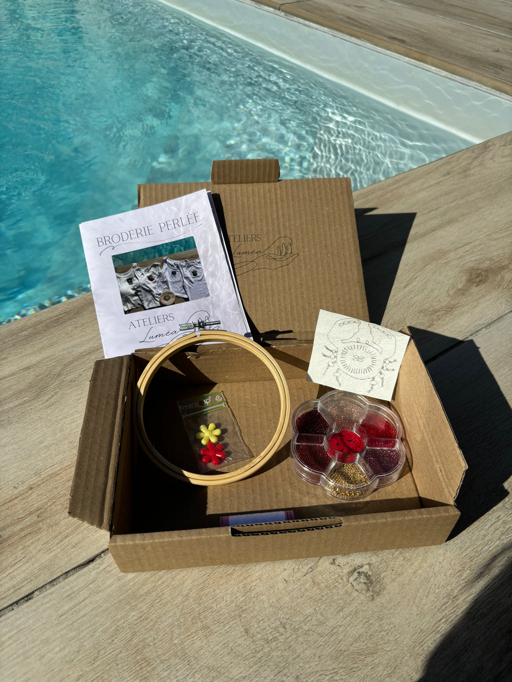 Box DIY - Broderie perlée sur textile