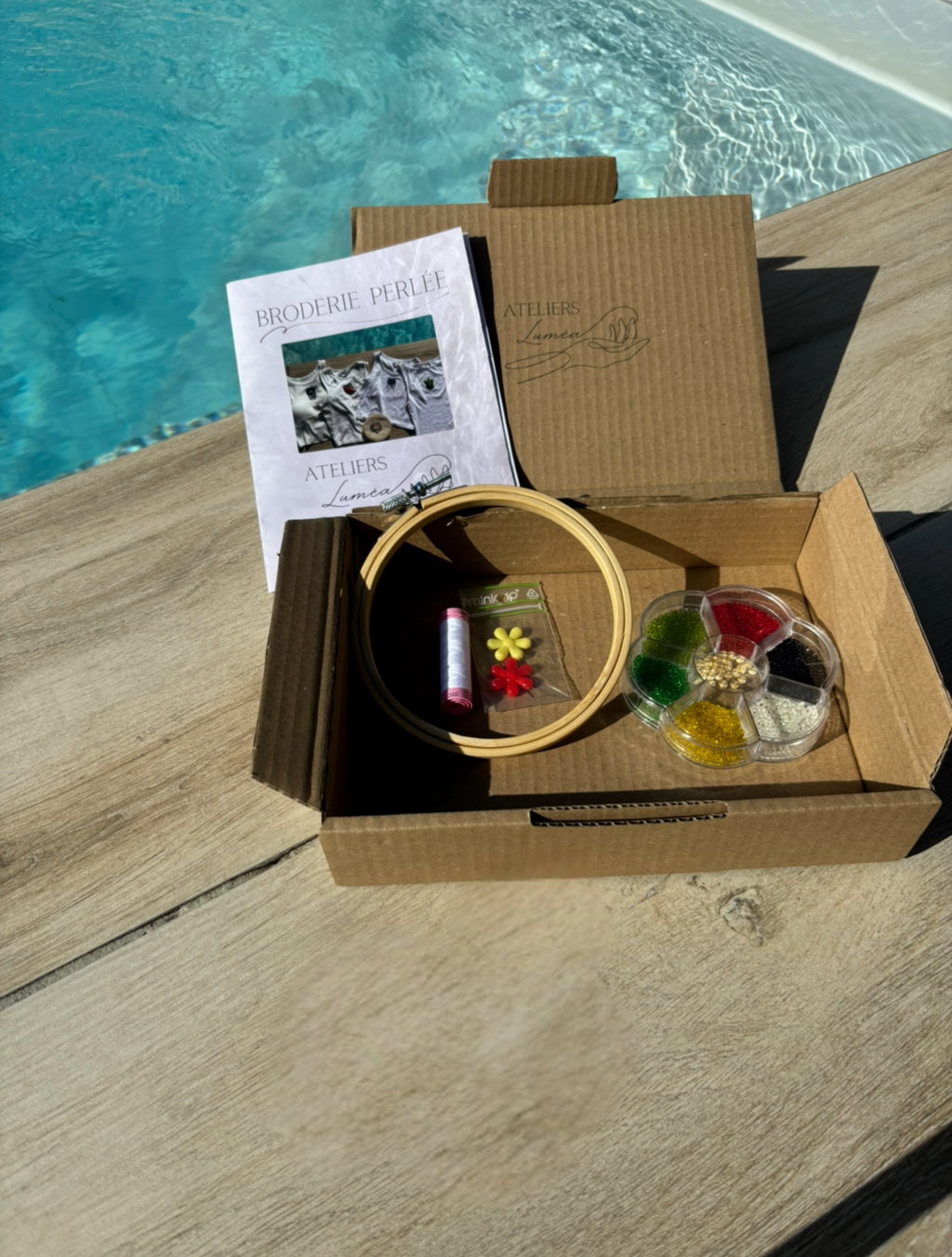 Box DIY - Broderie perlée sur textile